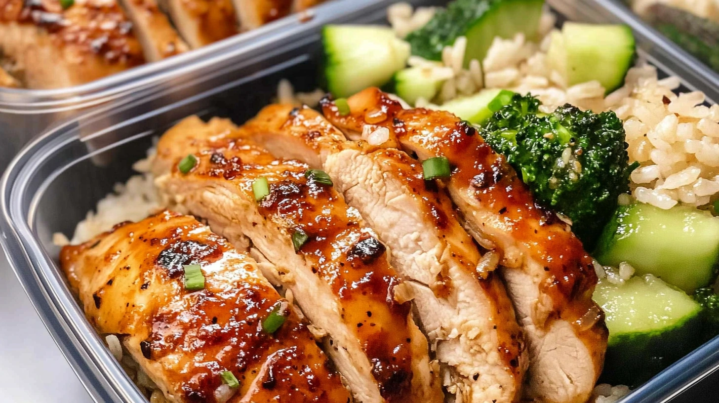 chicken and rice meal prep