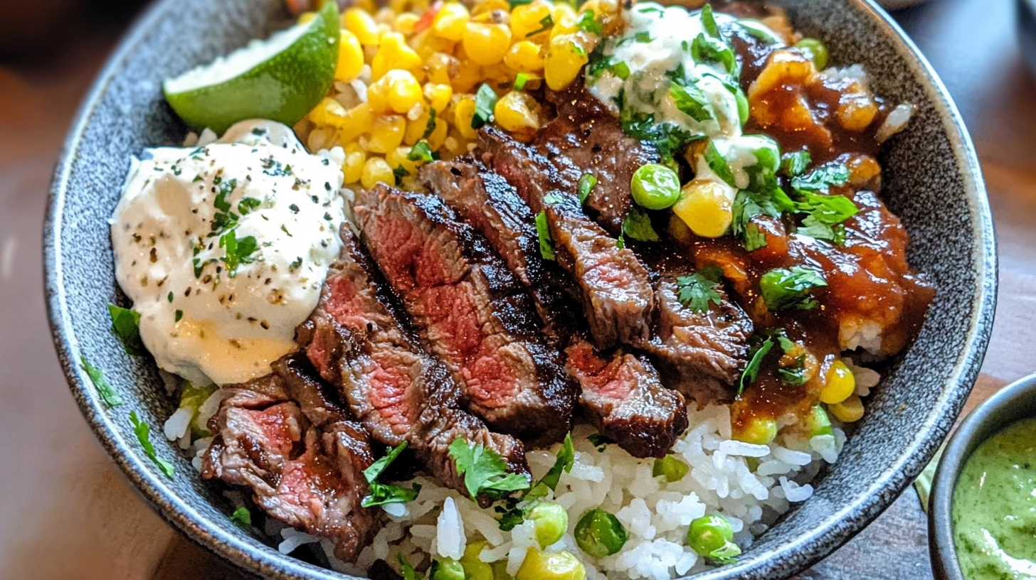 steak rice bowl