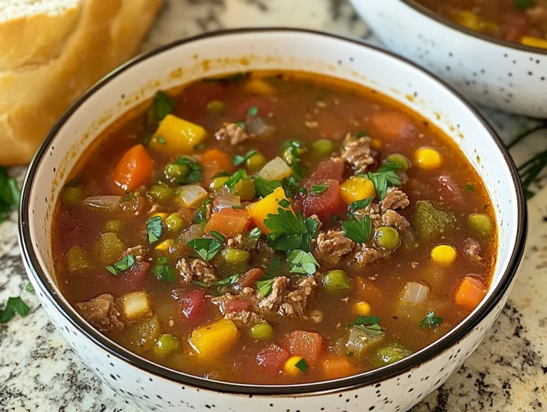 vegetable beef soup