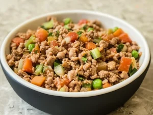 ground turkey dog food
